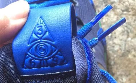 blue fake illuminati shoes